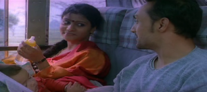 Raja and Meena get acquianted during the journey
